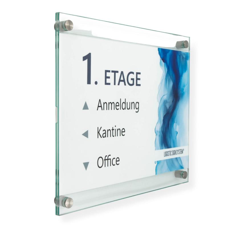 Tuerschild Wechselrahmen für Din A4 que